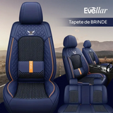 Kit Capa Banco de Carro Completo em Couro Legítimo Italian + BRINDE: Kit Tapete Completo
