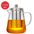 Bule de Vidro Borosilicato com Infusor de Aço Inoxidável