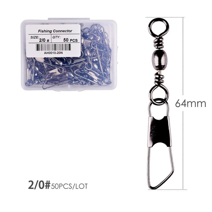 Kit 50 pçs Conector de Anzol Interlock