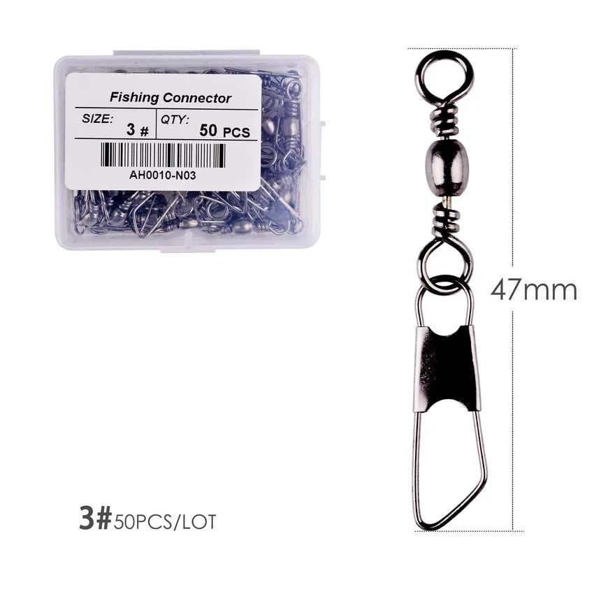 Kit 50 pçs Conector de Anzol Interlock