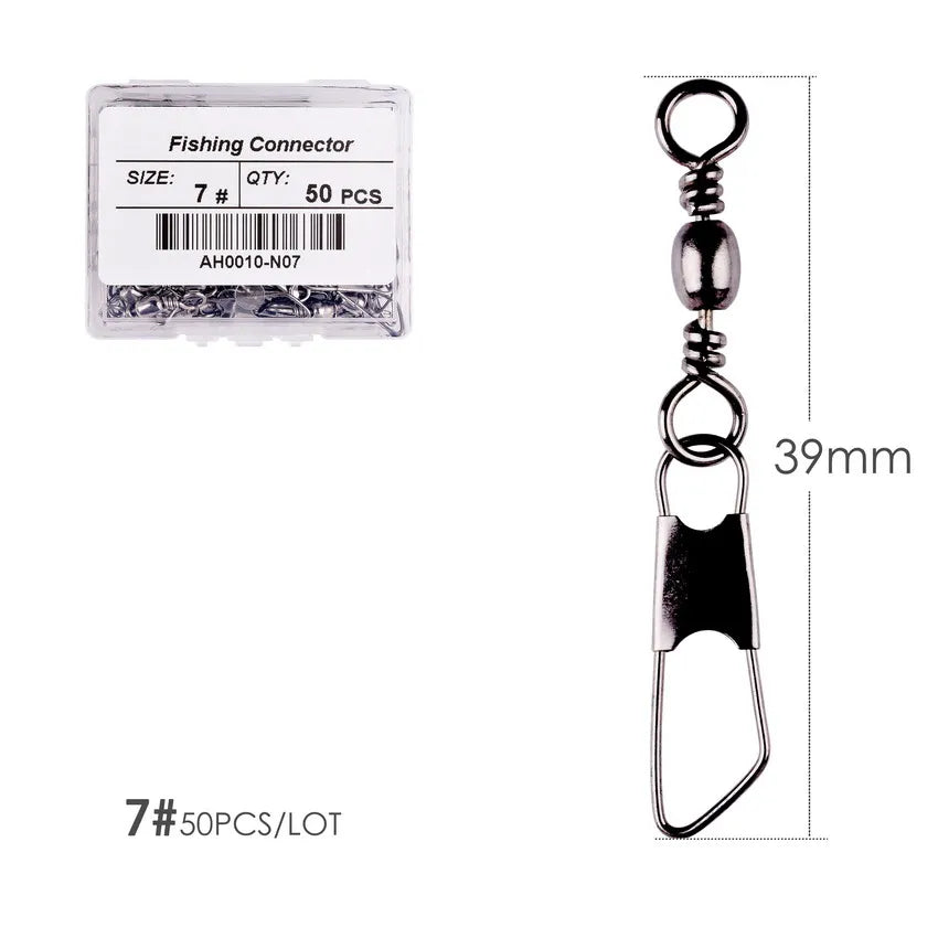 Kit 50 pçs Conector de Anzol Interlock