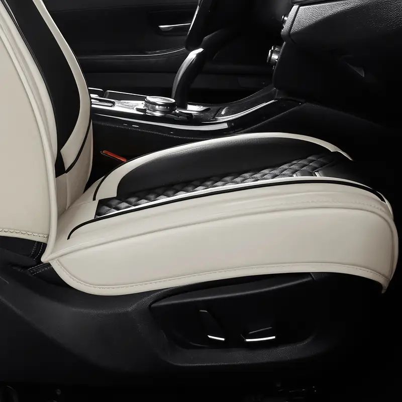 Kit Capa Para Banco de Carro em Couro Legítimo Universal Venezian + BRINDES: Tapetes Automotivos