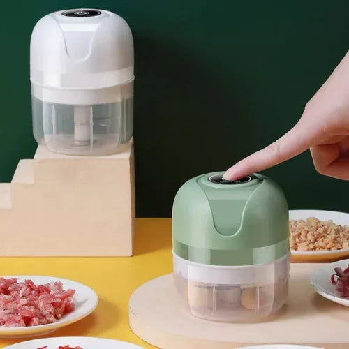 Mini Processador Elétrico de Alimentos