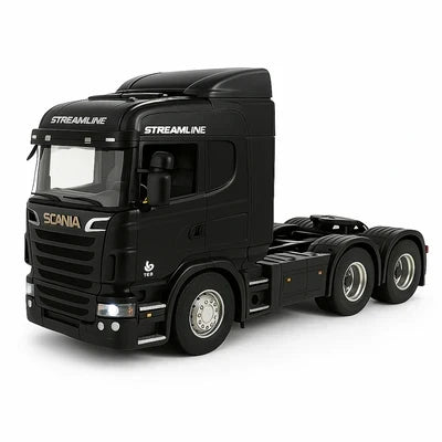 SCANIA S540 6X4 RC MINIATURA REALISTA • CONTROLE REMOTO + CARRETA BRINDE